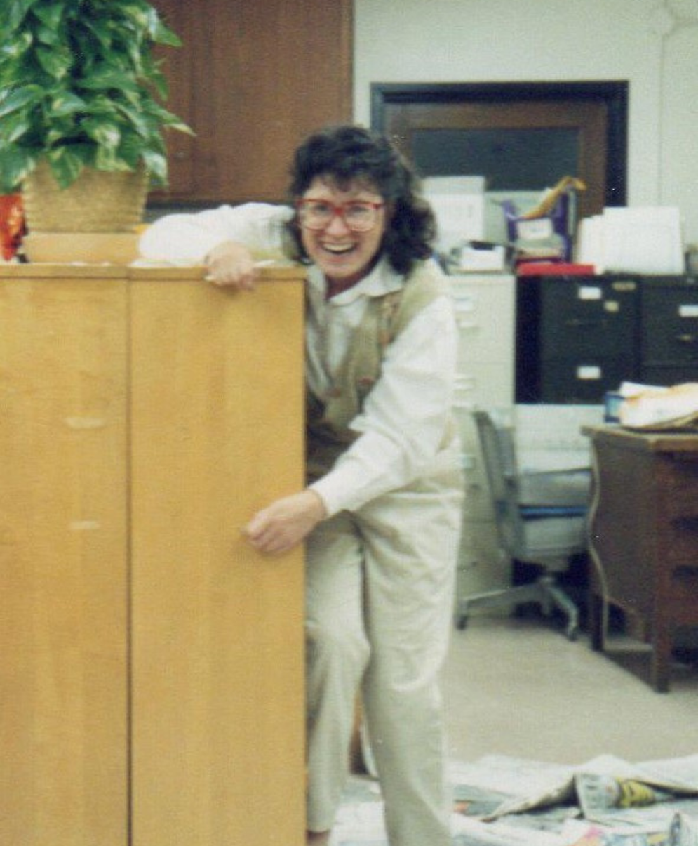 Former IRE Executive Director Rosemary Armao in the office in 1995.